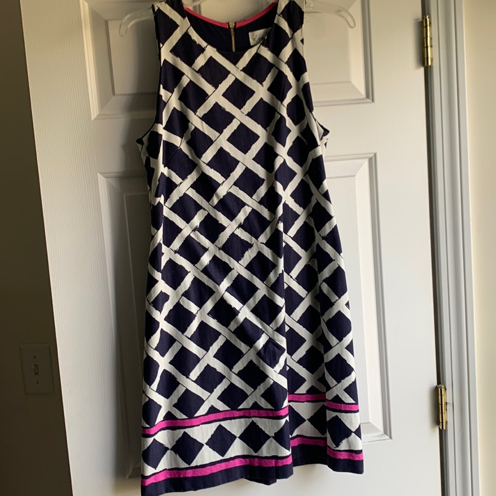 NEW with tags!! Navy and white dress